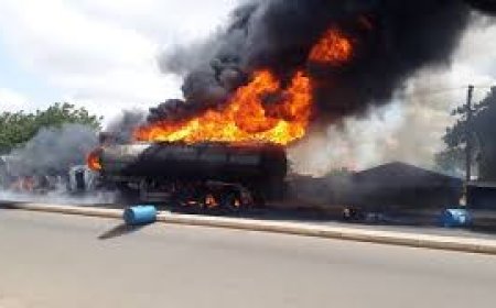 Fuel tanker explodes at Jigawa filling station