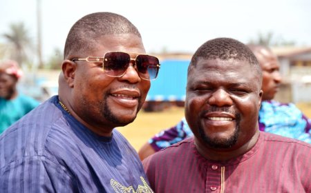 Nigerian Celebrities Honour Kenny, Taiwo Bello During Final Funeral For Late Mum