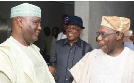 Obasanjo holds closed-door meeting with Atiku, others in Ogun
