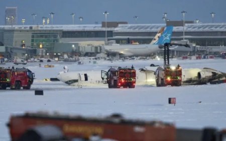 Delta passengers dangled from seats as plane flipped over