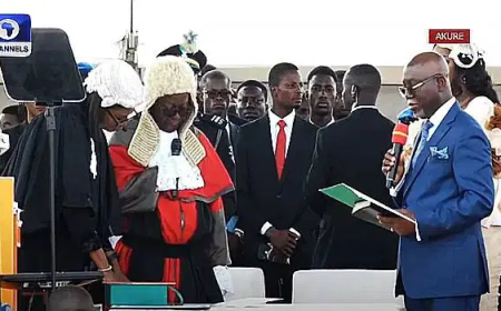 inauguration:I am pained Akeredolu is not alive to witness my swearing-in:Aiyedatiwa
