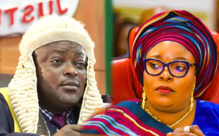Obasa storms Lagos Assembly complex with armed police, Civil Defence