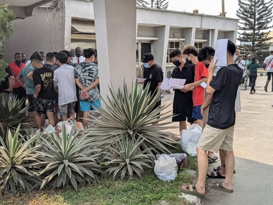 EFCC Arraigns 29 Chinese, 10 Filipinos, Three Others for Alleged Internet Fraud in Lagos