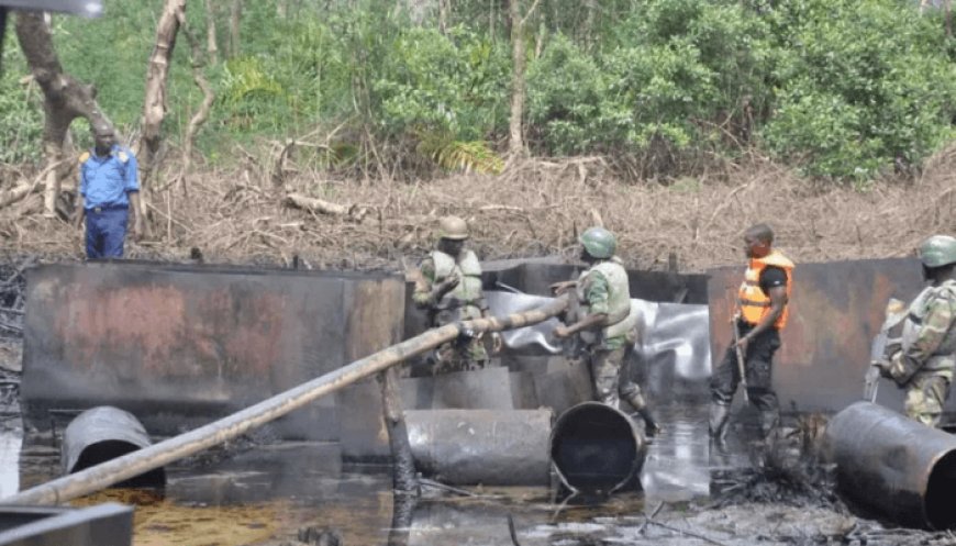 Nigerian Navy recovers 40,000 litres of stolen crude oil in major raid in Ondo