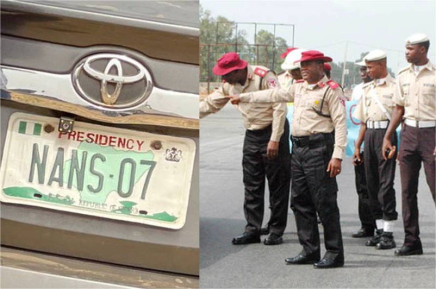 Most fake number plates used for crime bear presidency, NANS tag  —  FRSC boss