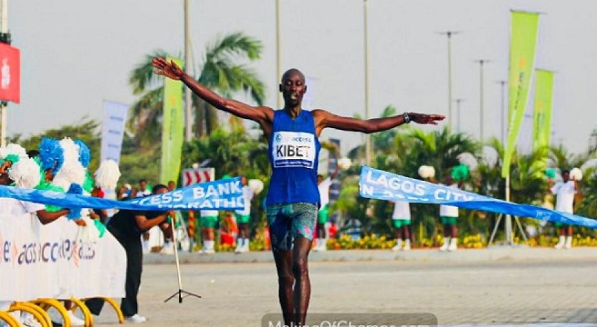 JUST IN: Kenyan athlete Edwin Kibet wins 2025 Access Bank Lagos city marathon