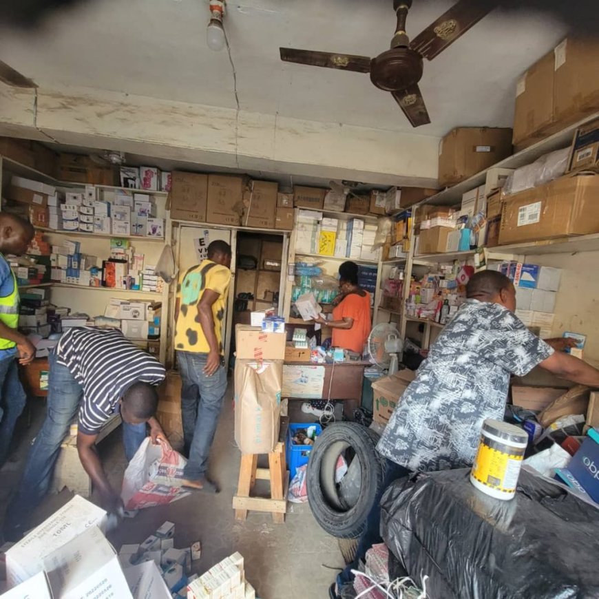 NAFDAC seals 3,000 shops in Lagos, seizes 12 truckloads of fake drugs