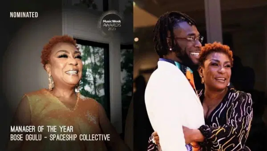 Burna Boy’s mother bags nomination for Best Manager at Music Week Awards