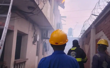 LASEMA contains fire at Ago medical centre