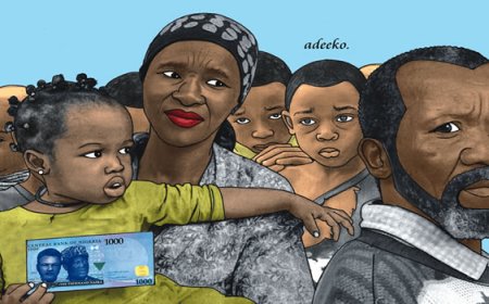‘My husband fed me, our 3 children, his 3 other children with a bag of rice per year, N1,000 per day’