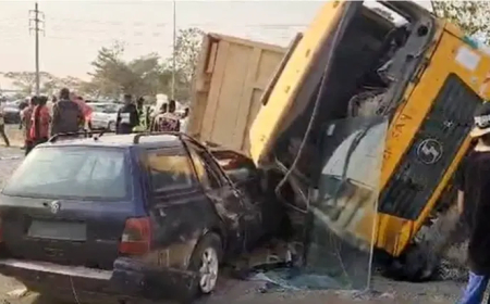 12 burnt to death in Benin-Auchi road accident