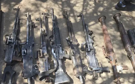 Army neutralises notorious terrorist, Amirul Khahid, others in Bama, Gwoza, recover weapons
