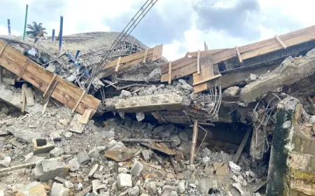 2 die, 14 rescued as 3-storey building collapses in Lagos