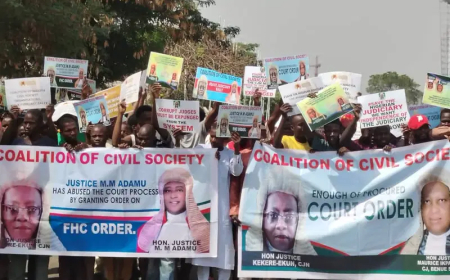 Protest rocks Abuja over Benue judicial crisis