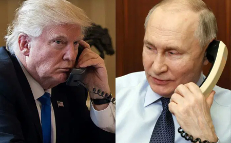 Trump and Putin begin crucial call on Ukraine ceasefire