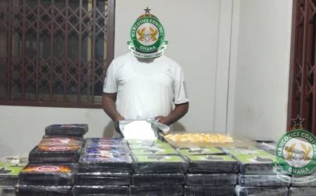 Ghana arrests Nigerian drug kingpin, seizes $2.1m cocaine, heroin