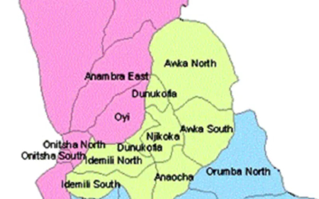 Fire guts two-storey warehouse at Onitsha
