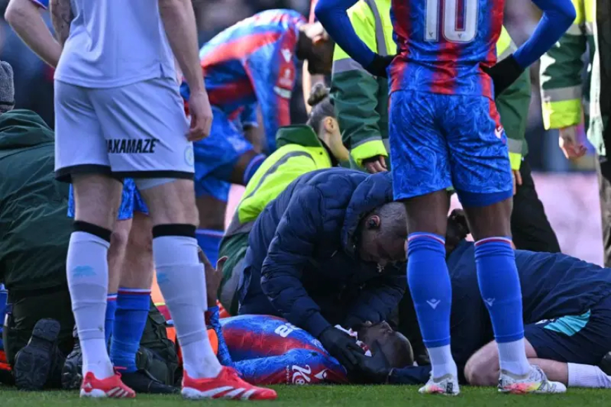 Palace’s Mateta in hospital after ‘reckless’ horror challenge