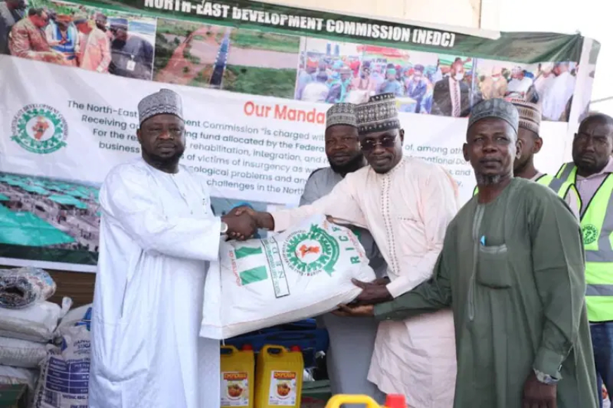 NEDC distributes Ramadan palliatives to 10,000 Borno vulnerable groups, PWDs