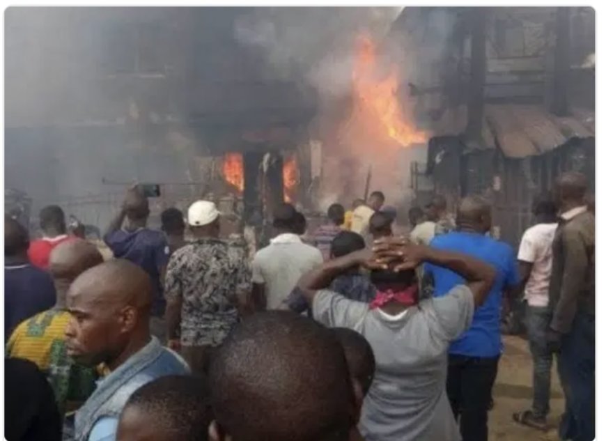 Fire consumes driver, motor boy at Ibadan filling station