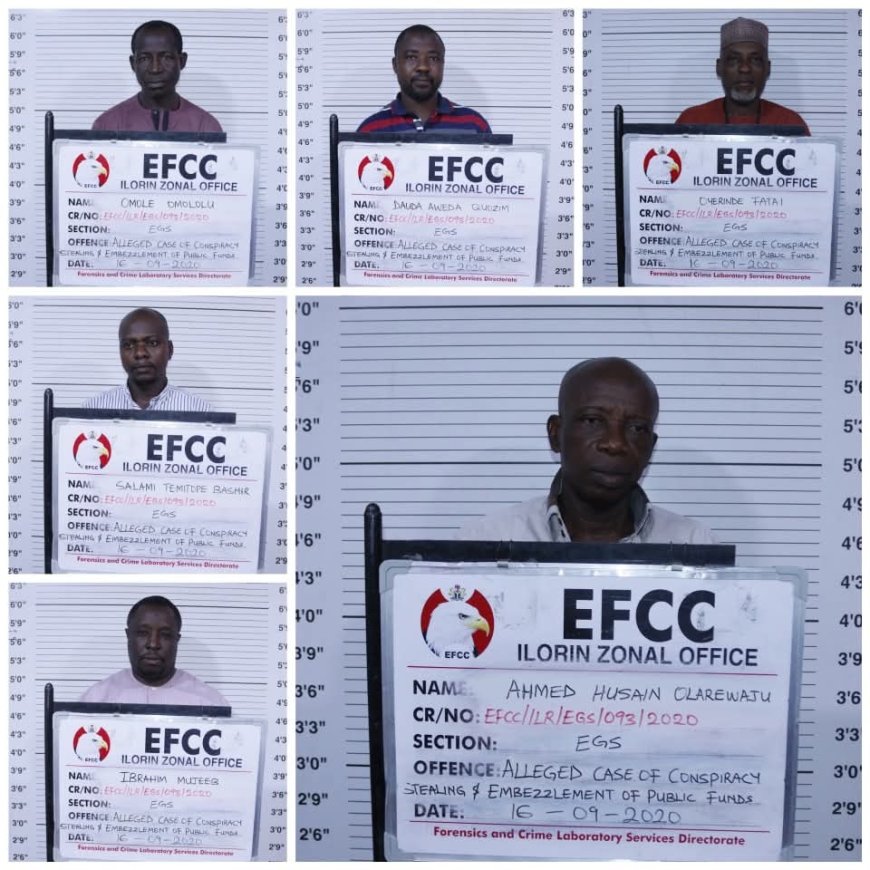 EFCC Arraigns Six Kwara SUBEB Officials for Alleged N96m Fraud