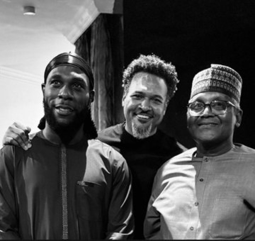 Dangote breaks fast with Burna Boy, Cecil Hammond