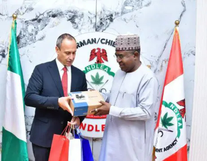 France applauds Nigeria’s drug war efforts, donates equipment to NDLEA