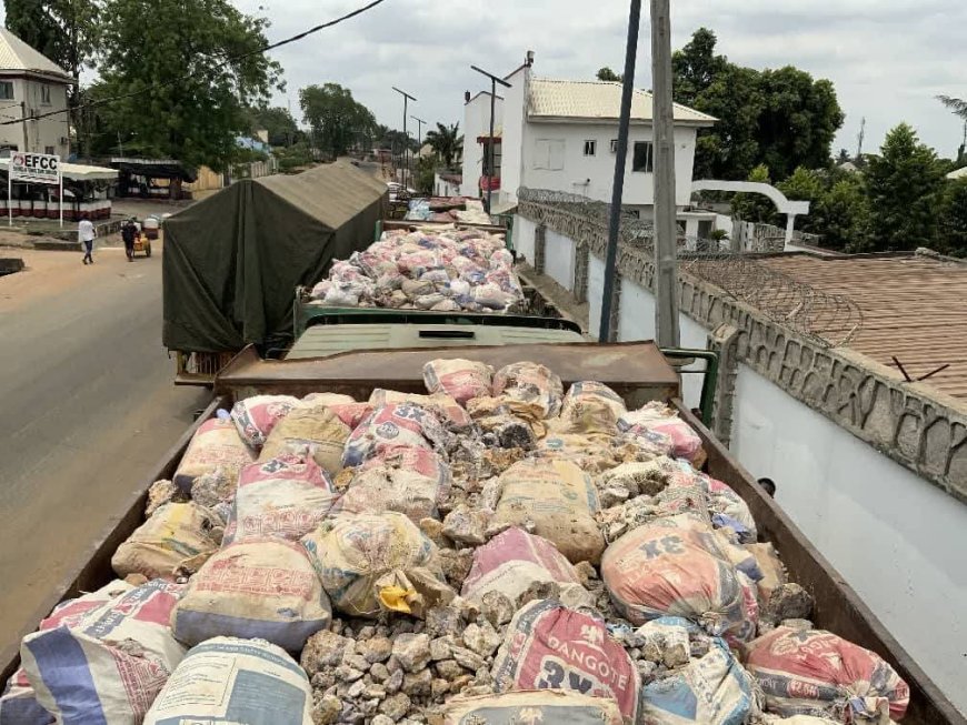 EFCC Arrests Eight Trucks Conveying Suspected Illegal Solid Minerals in Makurdi