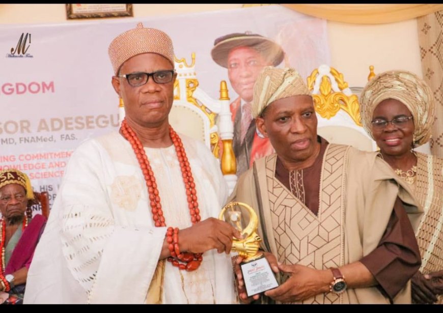 Ondo monarch, Mimiko celebrate ex-UNIMED VC