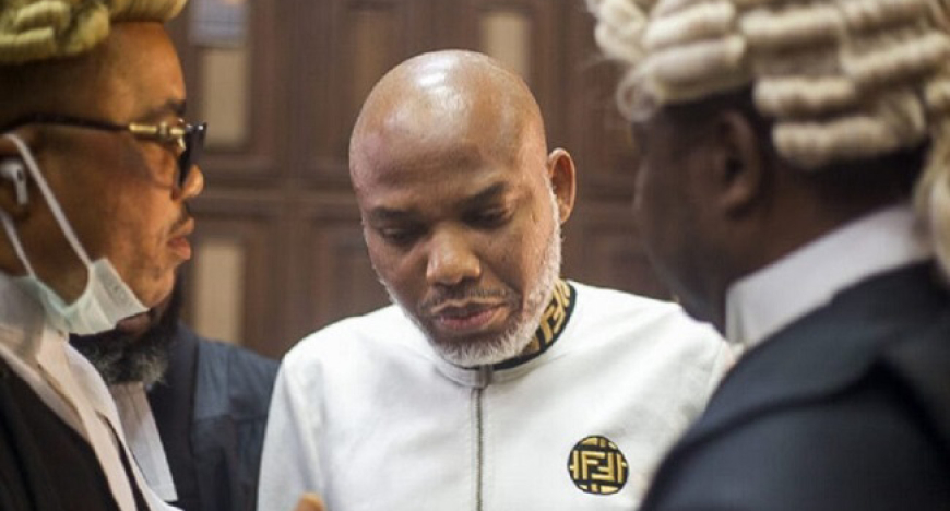 Nnamdi Kanu tenders apology over misconduct in open court