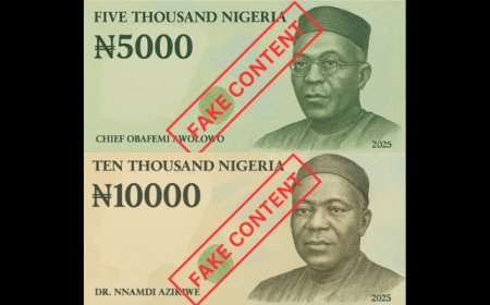 CBN declares report on N10,000, N5,000 banknotes as fake