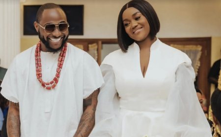 Davido announces date for white wedding with Chioma