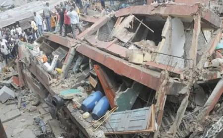 Building collapses in Lagos; 2 persons rescued