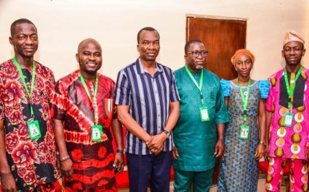 OGUN NUJ CELEBRATES APOSTLE LAWRENCE ACHUDUME ON HIS BIRTHDAY