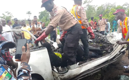Father, three children, maid killed in Osun road crash
