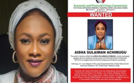 Money laundering: EFCC arrests Aisha Achimugu at Abuja Airport