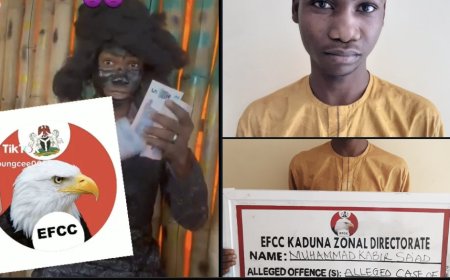 EFCC arrests TikToker for spraying, stepping on naira notes in Kaduna