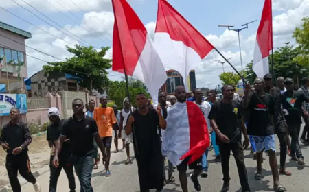 Itsekiri youths again denounce INEC’S ward delineation report, hold peace walk in Warri