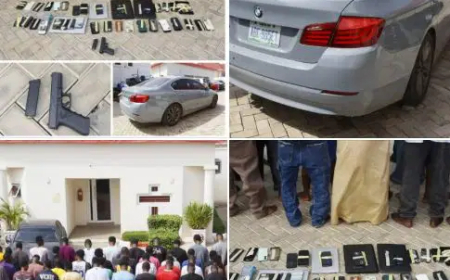 EFCC arrests 49 suspected internet fraudsters in Lokoja, recovers loaded pistol