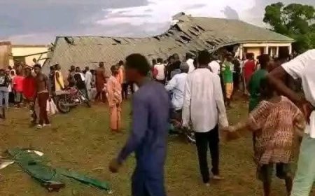 Examination hall collapses on WASSCE candidates in Taraba