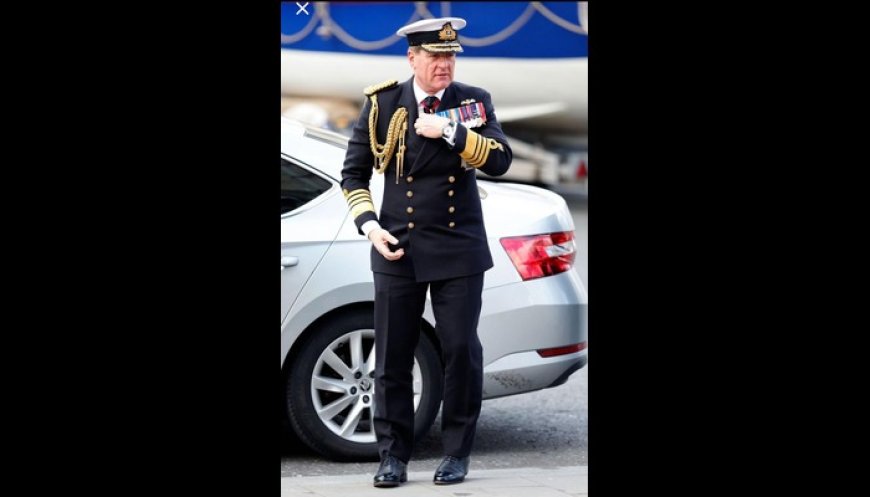 Head of UK’s Royal Navy ‘stepped down over affair with female subordinate