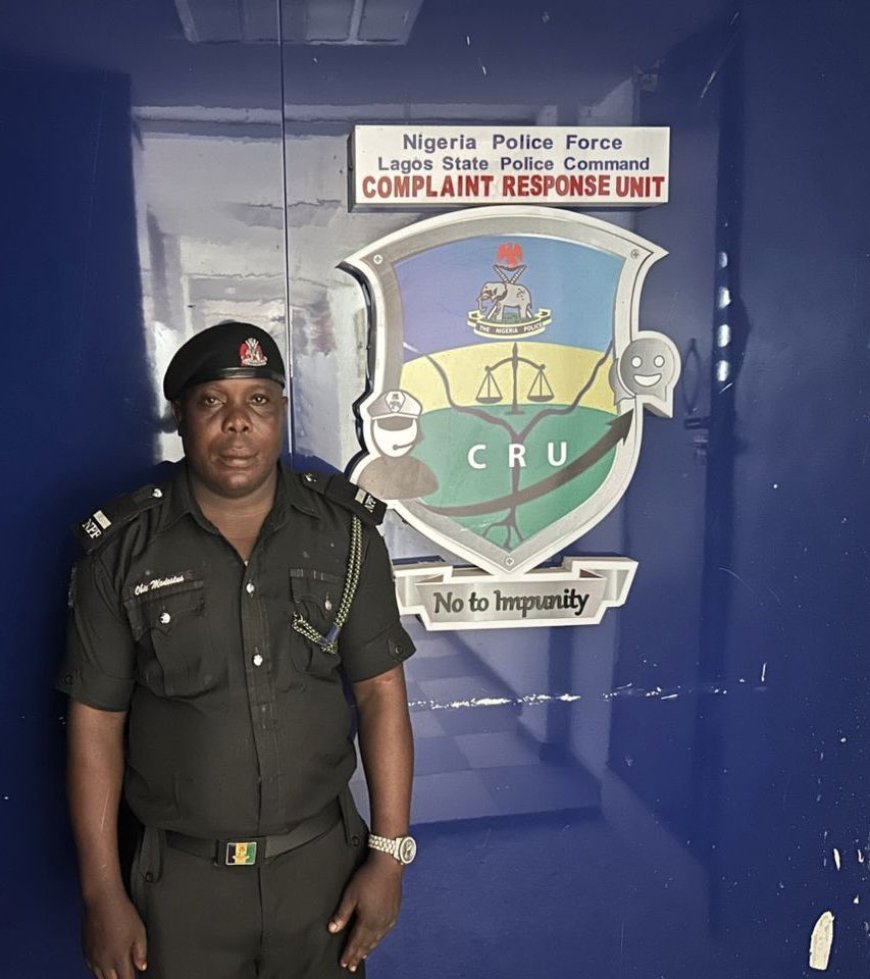 Police arrest officer caught in viral video assaulting driver in Lagos