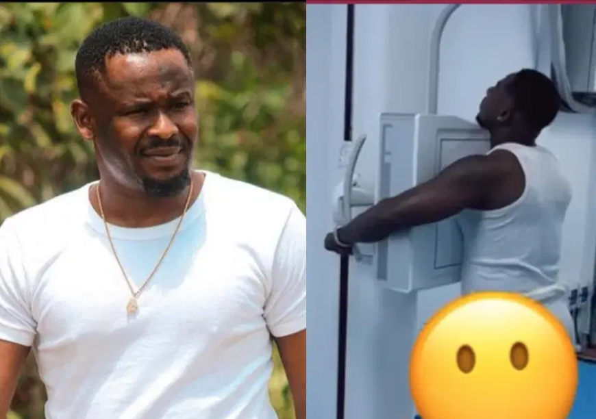 Actor Godwin Nnadiekwe hospitalised after kicked by colleague Zubby Michael on set