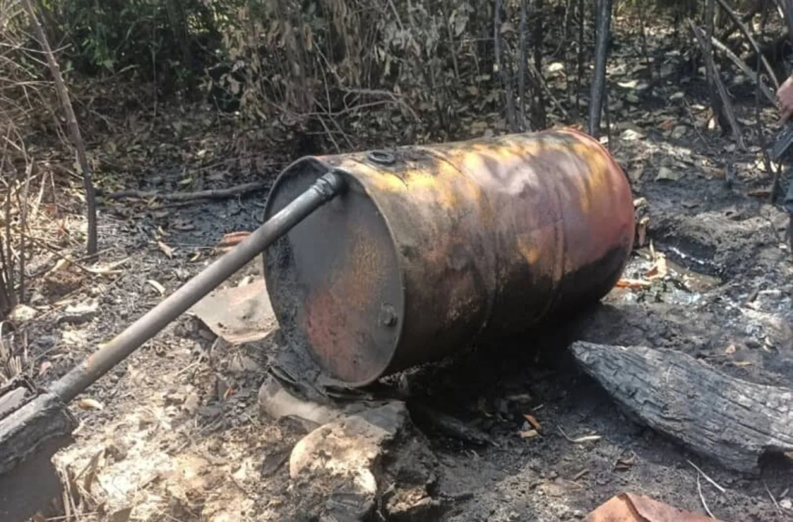 Delta: Navy deactivates eight illegal refineries in crude oil crackdown