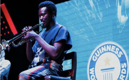 Nigerian sets Guinness World Record for longest trumpet playing marathon