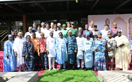 President Tinubu meets Sanwo-Olu, Obasa, GAC members in Ikoyi