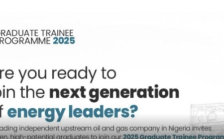 Upstream Oil and Gas Graduate Trainee Program 2025 For Nigerians | How To Apply