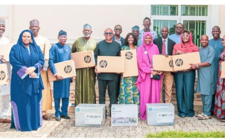 Obi donates laptops, N6m to Chibok school