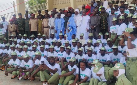 Katsina swears in 1,201 corps members, NYSC urges camp repairs