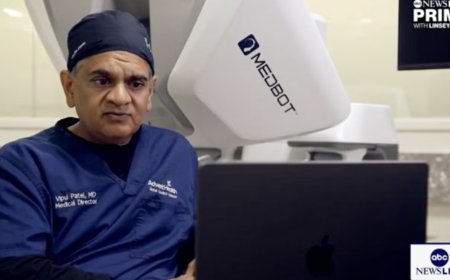 US doctor performs robot-assisted surgery in Africa from Florida
